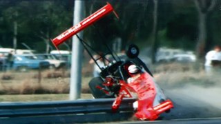 Jim Read almost fatal crash at Willowbank (March 7, 1990) VIDEO AND PICS