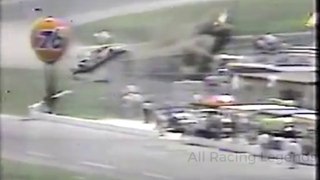 Phil Finney huge crash in the wall at Daytona (July 4, 1980)