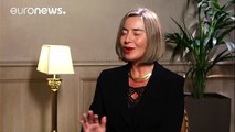 Mogherini meets Euronews: EU foreign policy chief talks Trump