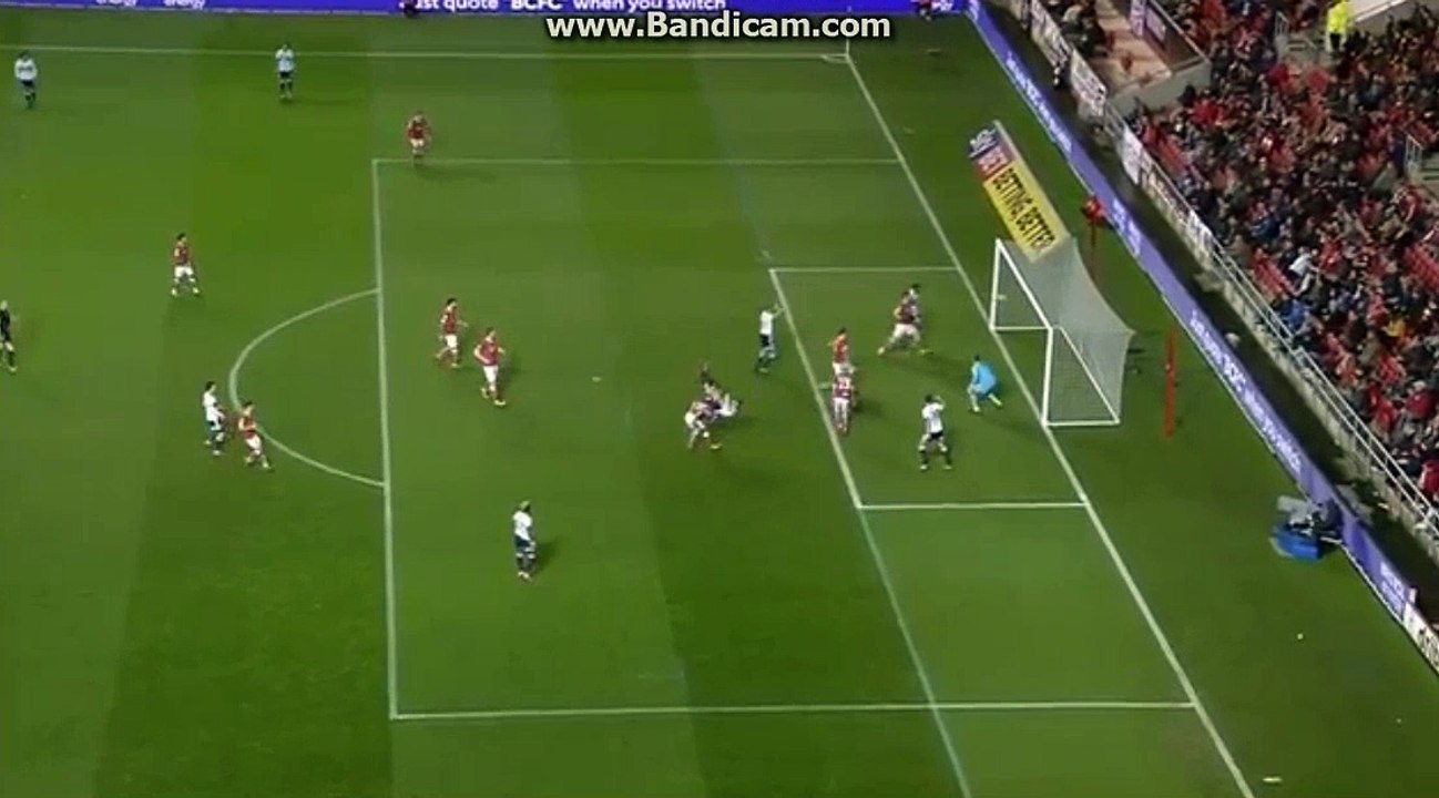 H.Magnusson Goal Bristol City 2 - 1 Middlesbrough 02.12.2017 HD