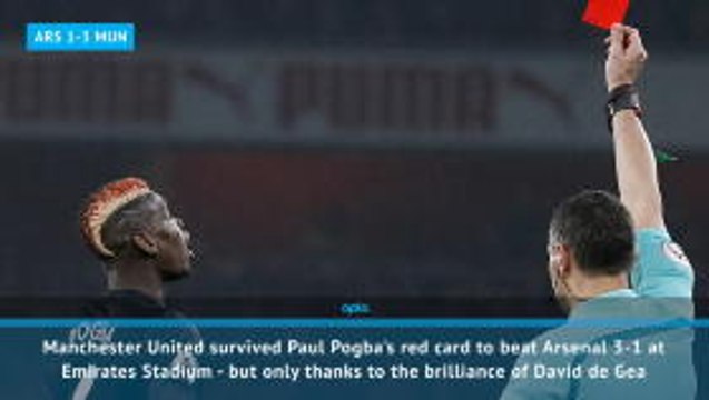 Arsenal 1-3 Manchester United - Fast Match Report