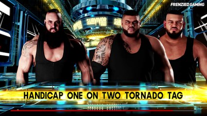 WWE 2K18 Braun Strowman Vs The Authors of Pain 2 On 1 Match