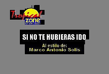 Si no te hubieras ido - Marco Antonio Solis (Karaoke)