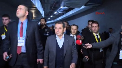 Fikret Orman derbi sonrası Dursun Özbek'e eşlik etti