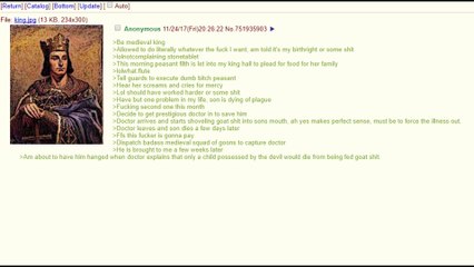4Chan Stories: The King Gets Bamboozled