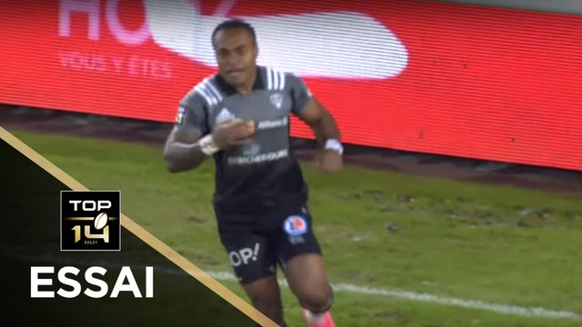 TOP 14 - Essai Benito MASILEVU (CAB) - Brive - Oyonnax - J12 - Saison 2017/2018