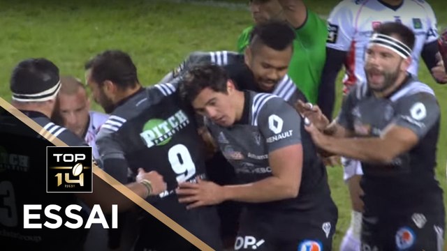 TOP 14 - Essai Mathieu UGALDE (CAB) - Brive - Oyonnax - J12 - Saison 2017/2018