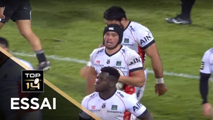 TOP 14 - Essai Quentin MacDonald (USO) - Brive - Oyonnax - J12 - Saison 2017/2018