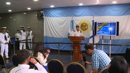 Investigan "contacto" en busca de submarino argentino
