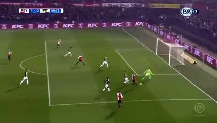 Feyenoord 1-0 Vitesse Jorgensen N. Goal HD -  02.12.2017