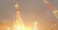 Russia Launches Soyuz-2 Rocket Carrying Military Satellite Into Space