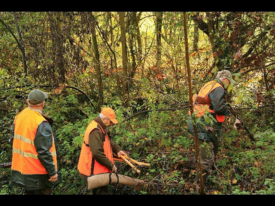 consignes de sécurité par le présiedent avant la mise en place des chasseurs