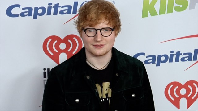 Ed Sheeran KIIS FM's Jingle Ball Red Carpet