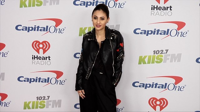Francia Raisa KIIS FM's Jingle Ball Red Carpet