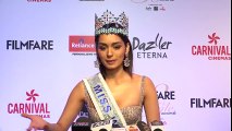 Manushi Chhillar Miss World Warm Welcomed At FilmFare Awards 2017