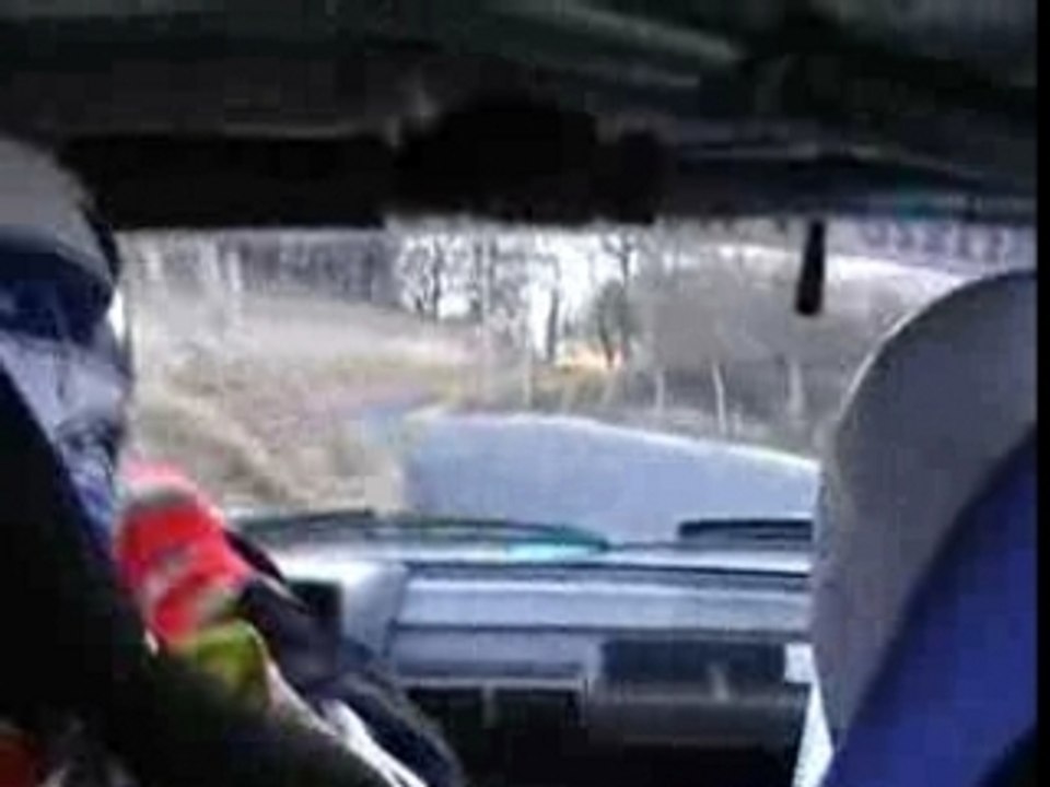Caméra embarquée rallye du cantal 2007 es6