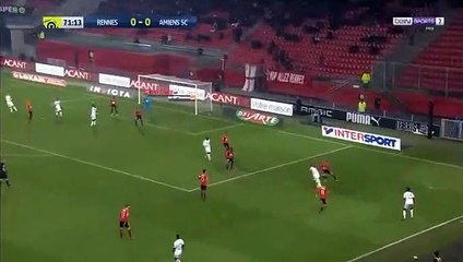 Résumé Rennes 2-0 Amiens buts Khazri et Andre
