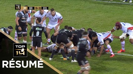 TOP 14 - Résumé Brive-Oyonnax: 33-30 - J12 - Saison 2017/2018