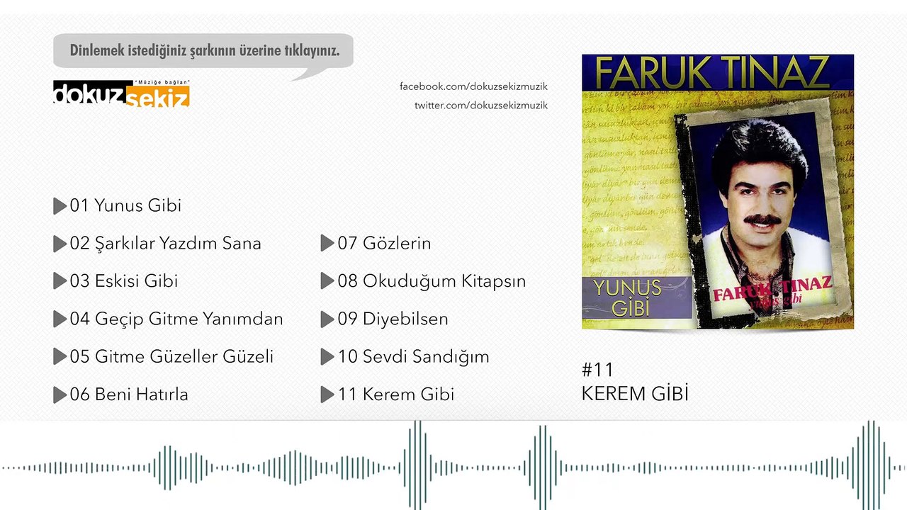 Faruk Tınaz - Kerem Gibi  (Official Audio)