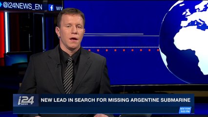 i24NEWS DESK | New lead in search for missing Argentine submarine | Saturday, December 2nd 2017