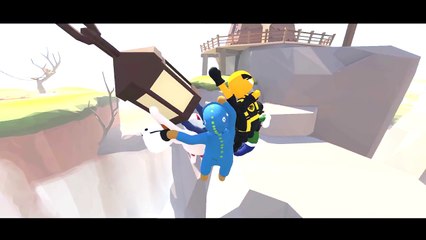 HILARIOUS DERPY CASTLE SIEGE! - Human Fall Flat!