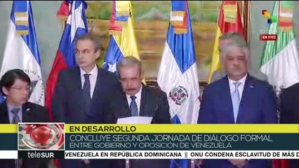 Gob. de Venezuela y oposición volverán a dialogar el 15 de diciembre