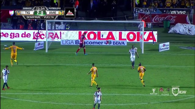 Andre-Pierre Gignac Goal ~Tigres UANL vs Club America 3-0