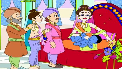 LORD KRISHNA AND PUTANA - ENGLISH SHORT STORY - KIDS LEARNING VIDEOS