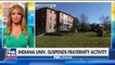 Indiana University suspends fraternity activity