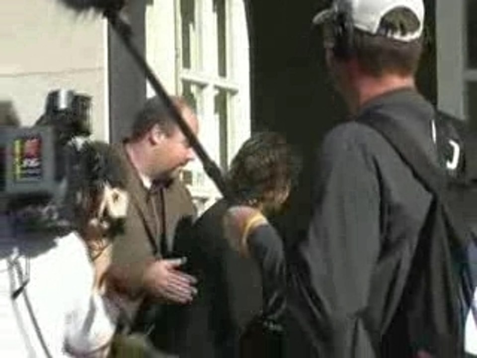 Josh Groban Arriving At Macon for Oprah