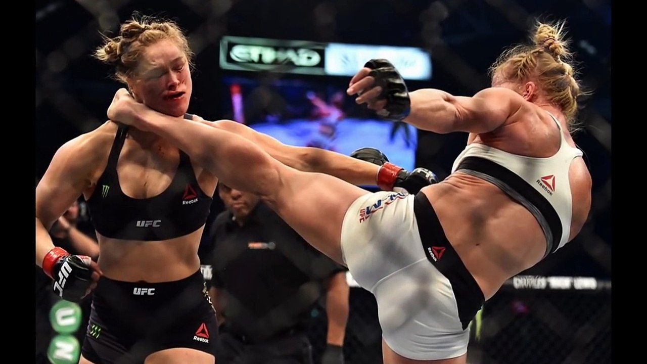Holly Holm vs Ronda Rousey Knocked Out. Womens MMA