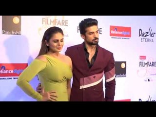 Huma Qureshi and Saqib Saleem at Red Carpet of Filmfare Glamour and Style Awards