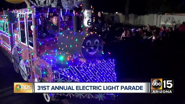 Annual Electric Light Parade held in downtown Phoenix