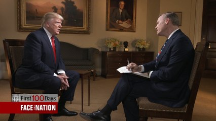 CBS News: John Dickerson Interviews Donald Trump on Face the Nation - April 30, 2017