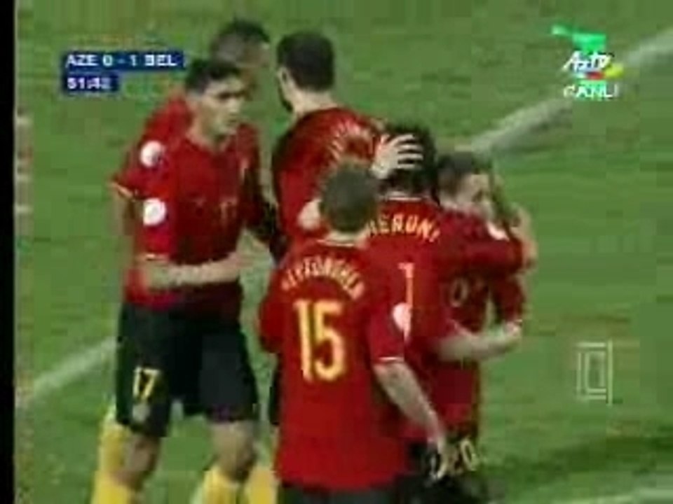 0-1 azerbaijan vs. belgium | euro 2008 q