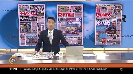Güneş Gazetesi'nin bugünkü manşeti