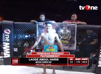 One Pride MMA Feather Weight, Laode Abdul Haris vs Deni Arif