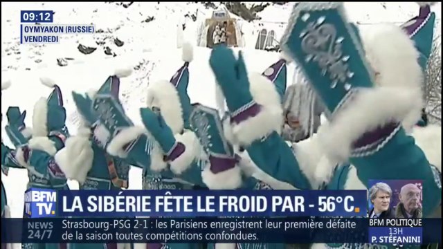 La Sibérie fête le froid par – 56 degrés