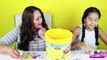 GIANT Play Doh Bucket With Toys!!Shopkins My Little Pony Kinder Eggs Charm U|B2cutecupcakes