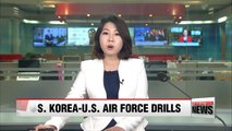 S. Korea-U.S. ready for air force joint drills against N. Korea's missile provocations