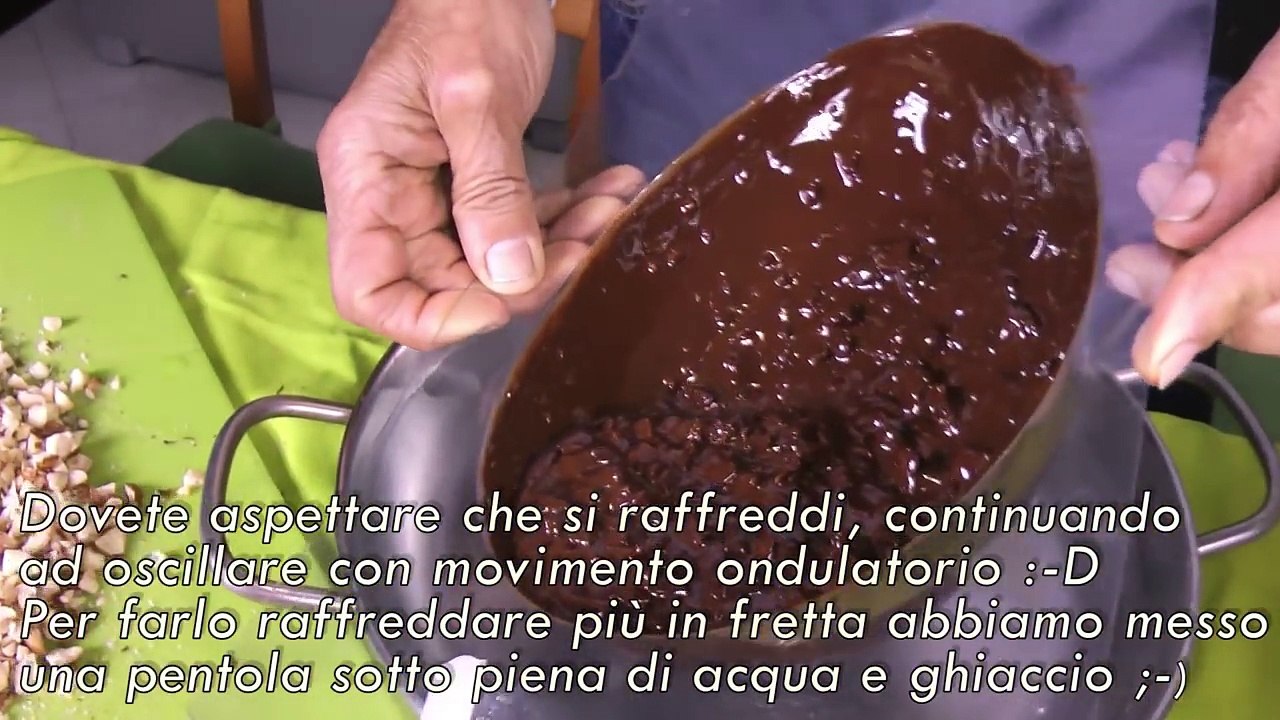 UOVO di PASQUA di CIOCCOLATO Gran NOCCIOLATO Fatto in Casa!!!