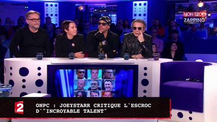 Bataclan : JoeyStarr clashe le menteur d'Incroyable Talent dans ONPC (vidéo)