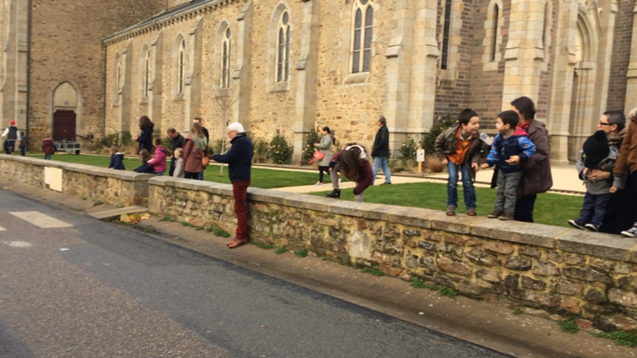 Le Père Noël débarque au marché de Noël