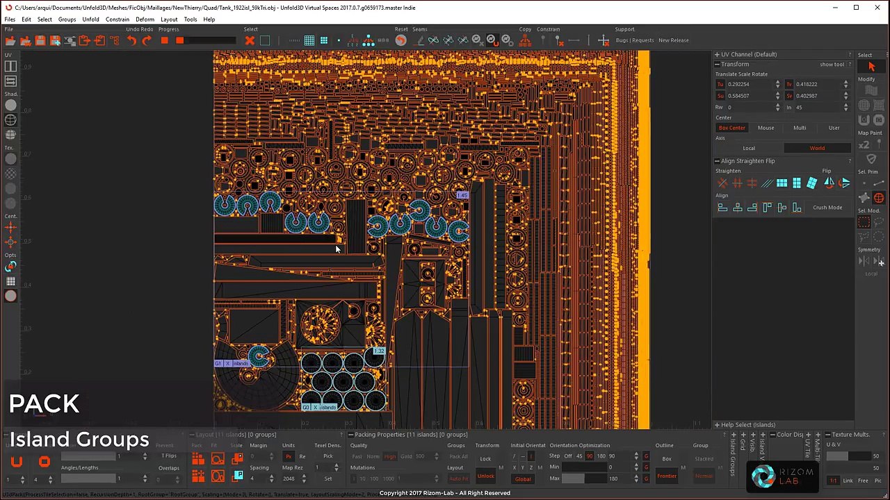 BAW - Tech Demos_ Unfold3D - by Rizom-Lab