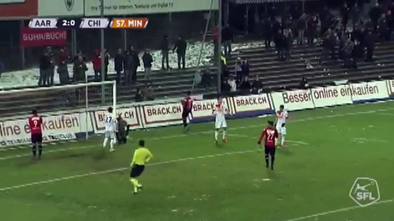 Aarau 3:0 Chiasso (Swiss Challenge League. 2 December 2017)