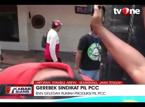 BNN Gerebek Rumah yang Memproduksi Jutaan Pil PCC
