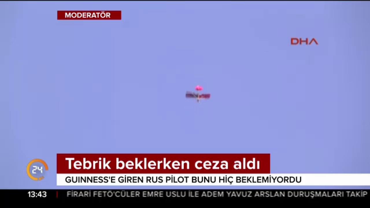 Tebrik beklerken ceza aldı
