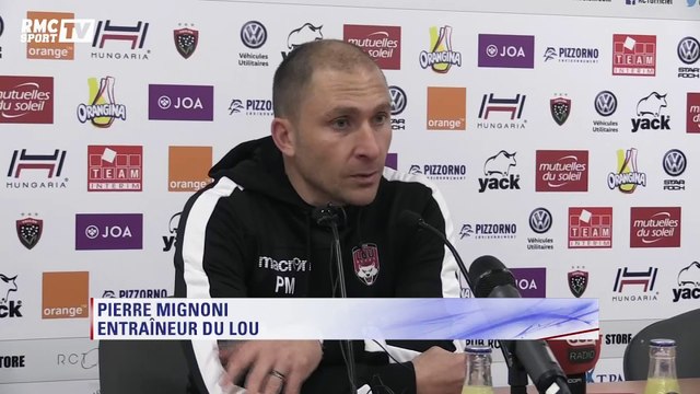 Top 14 – La colère de Pierre Mignoni après la défaite du LOU à Toulon