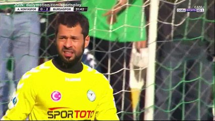 Jires Kembo-Ekoko Goal HD - Konyaspor 0 - 2 Bursaspor - 03.12.2017 (Full Replay)