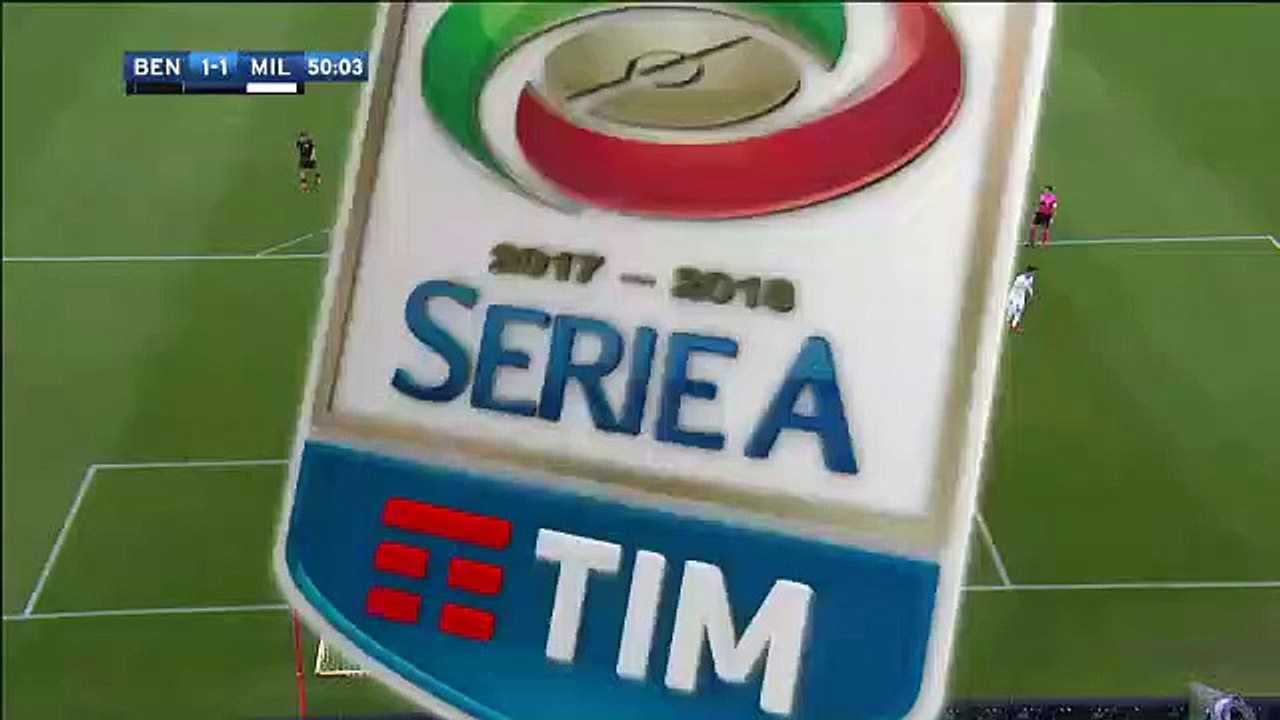 George Puscas Goal HD - Benevento	1-1	AC Milan 03.12.2017